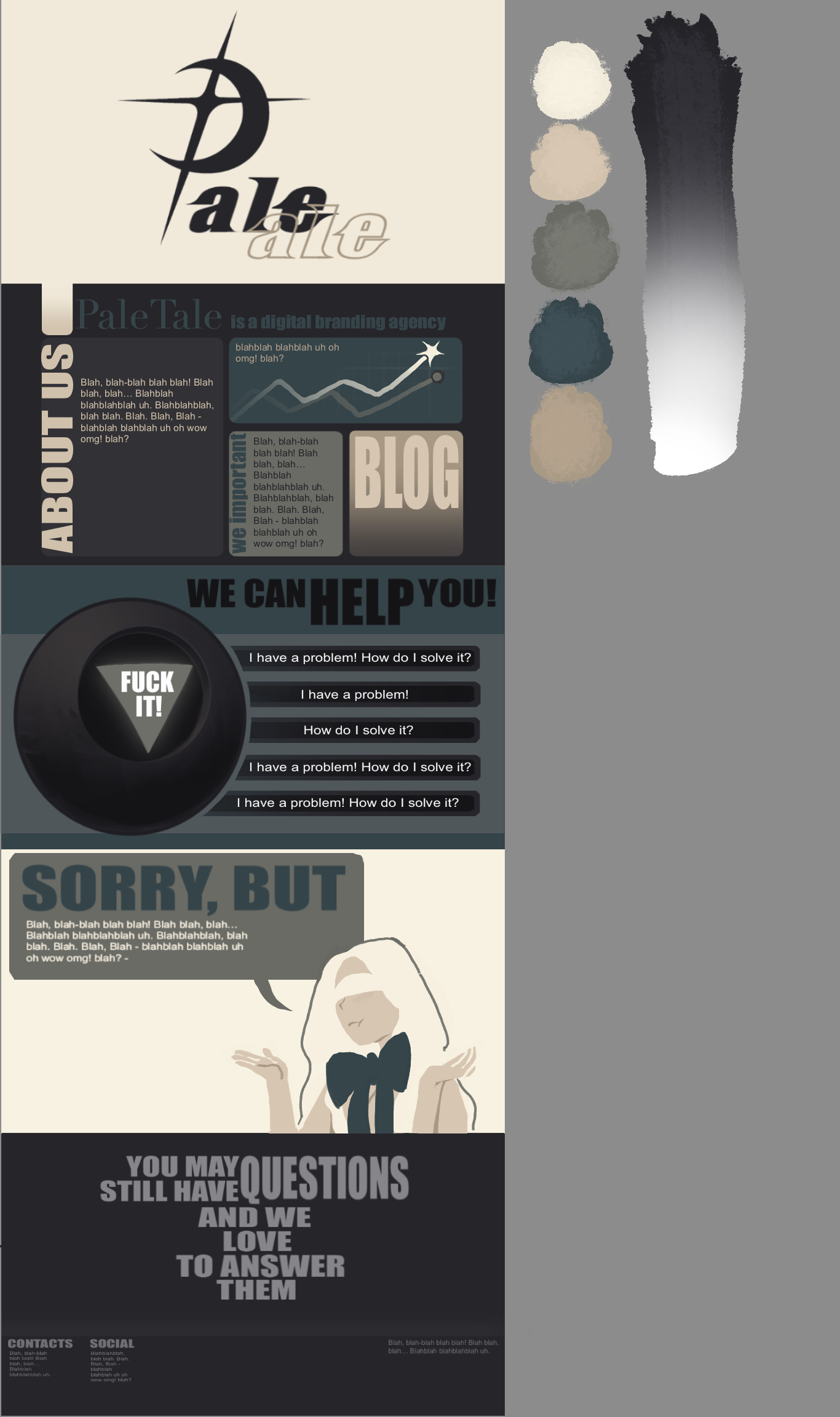 ConceptPtale — dead demo by freelance web designer Dmitrii Dark