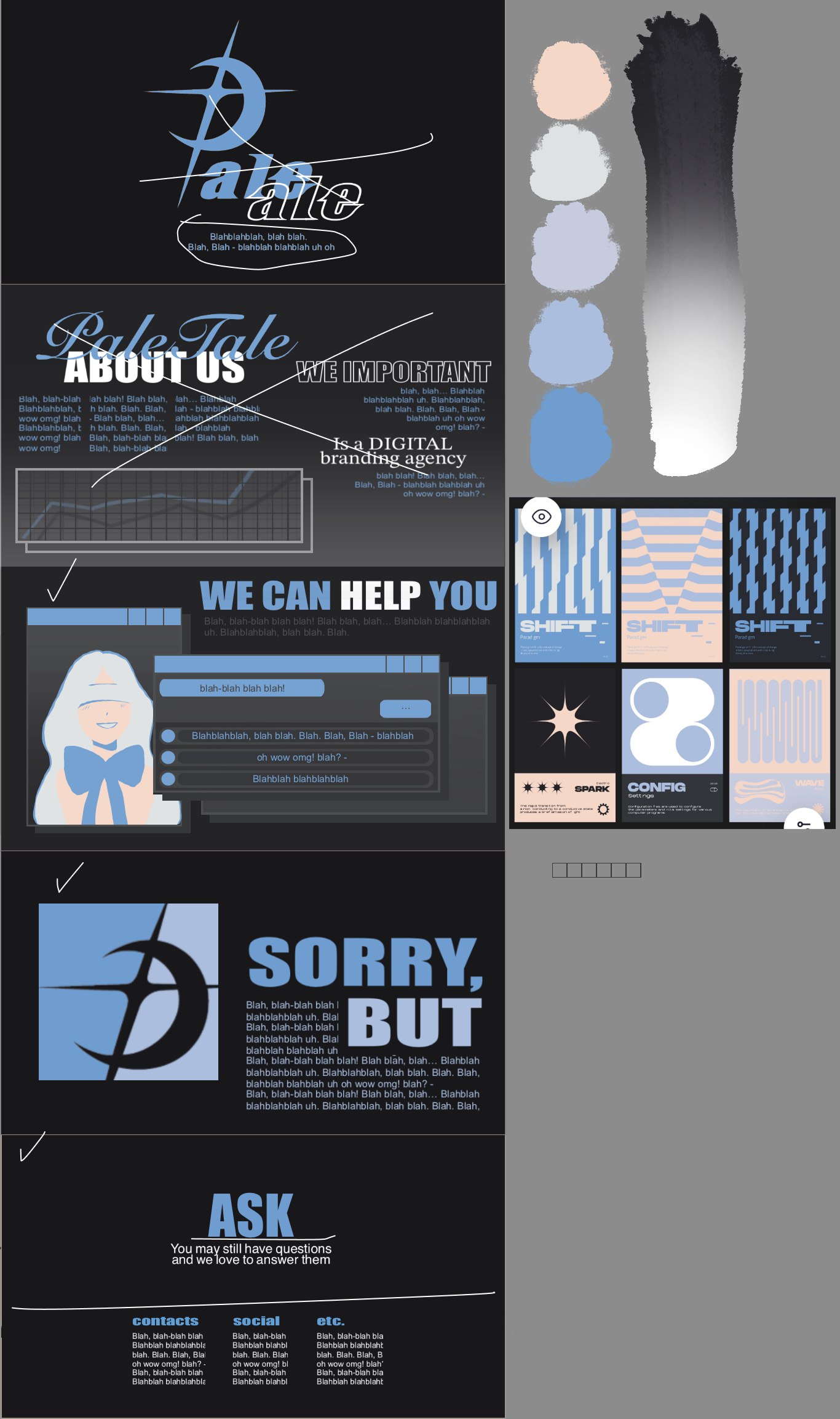 PaleTale — dead demo by freelance web designer Dmitrii Dark
