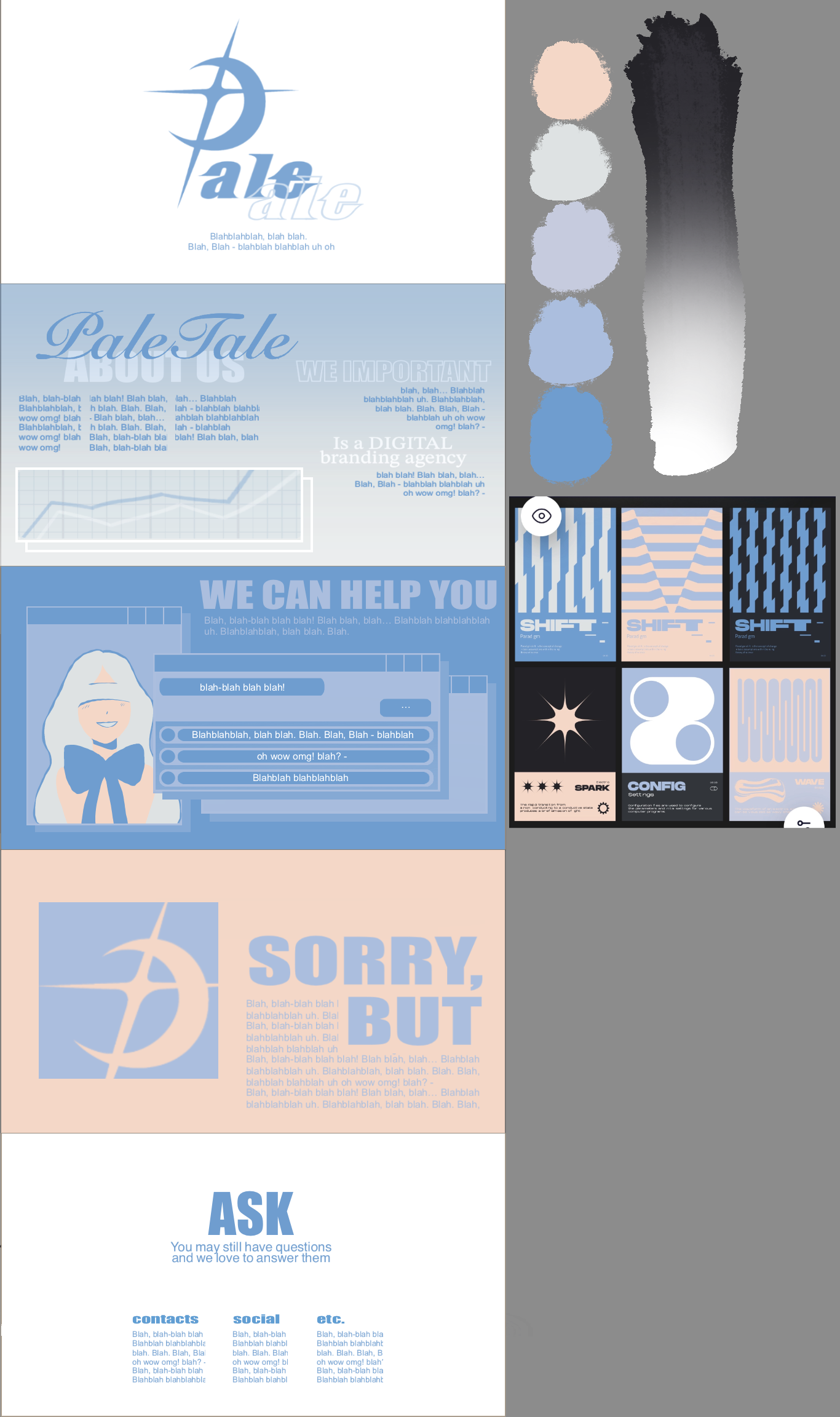 PLTL light — sketch by freelance web designer Dmitrii Dark